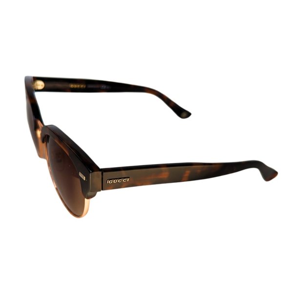 Gucci Round Havana Brown Tortoise shell Sunglasses & Case 4278/S LZUD8 5… - Picture 6 of 15